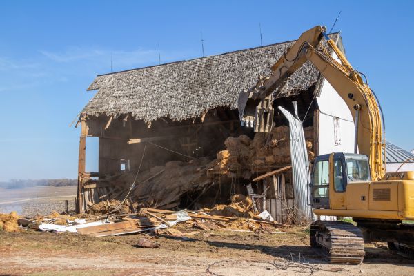 Barn Demolition in Doylestown