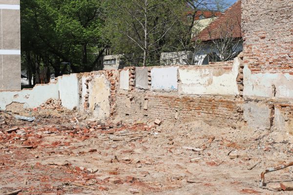 Brick Wall Demolition in Doylestown