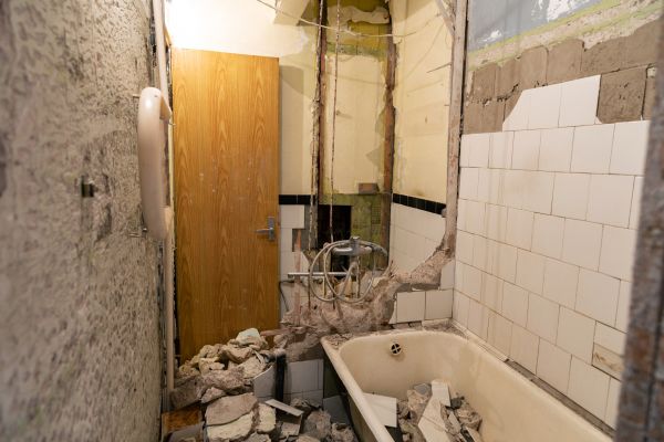 Shower Tile Demolition in Doylestown